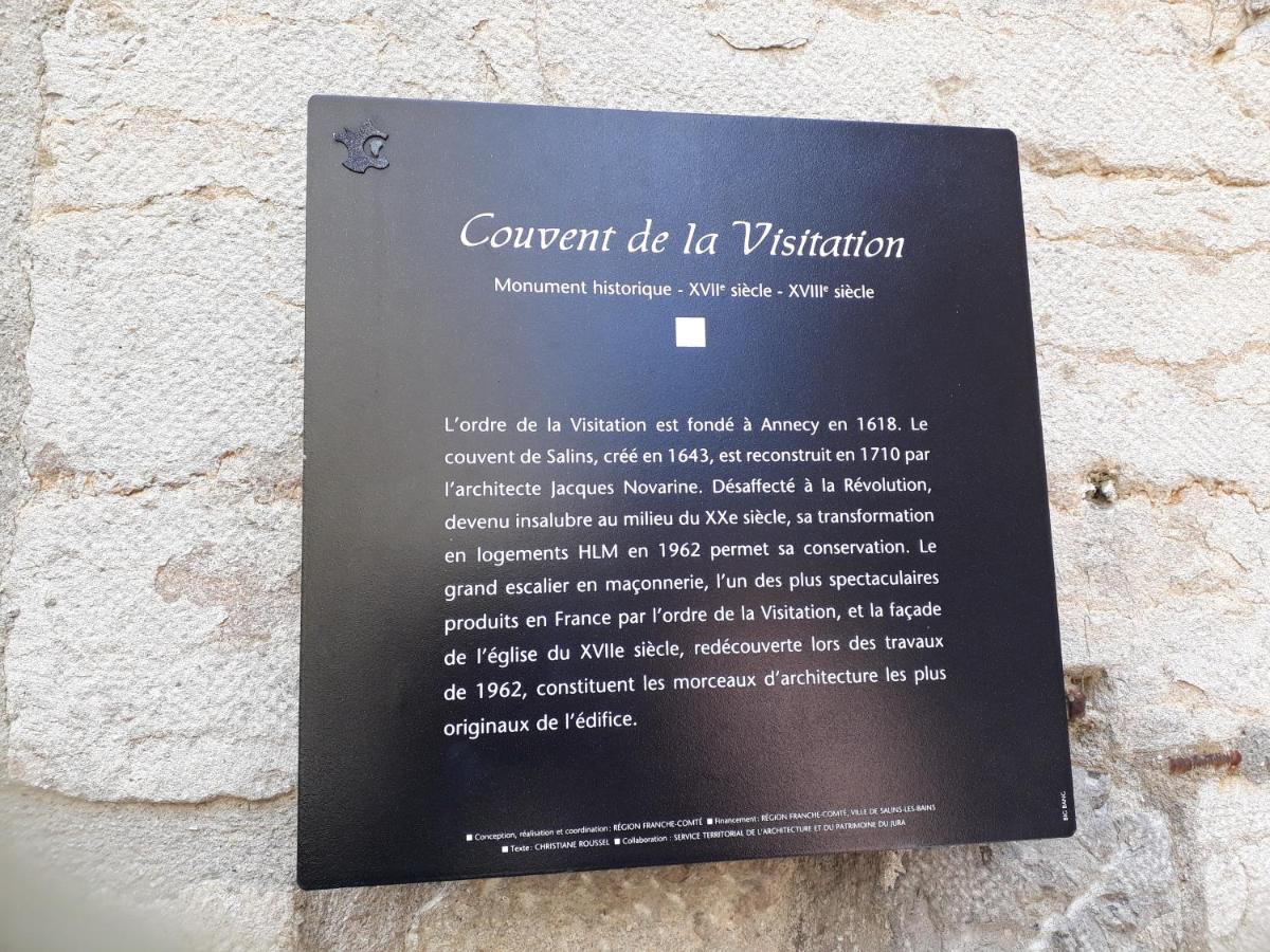 O'Couvent - Appartement 77 M2 - 2 Chambres - A321 Salins-les-Bains Exterior foto